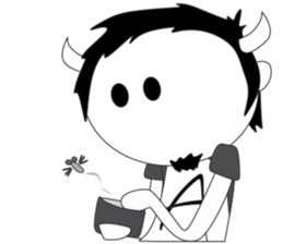 Tanduk Putih sticker #11698107