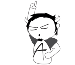 Tanduk Putih sticker #11698109