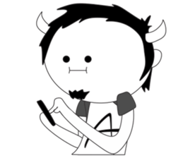 Tanduk Putih sticker #11698112