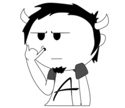 Tanduk Putih sticker #11698115