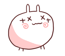 Fat Simley Rabbit sticker #11698136