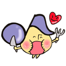 Mr. note mushroom sticker #11698288