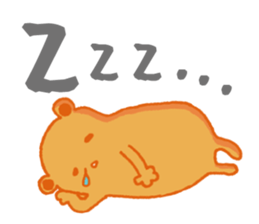 orange color creature sticker #11698359