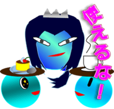 Adventures of Awa-kun with Kimokyara. sticker #11698473