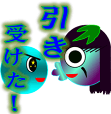 Adventures of Awa-kun with Kimokyara. sticker #11698478