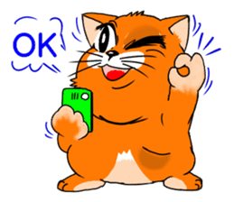 Fat cat tagosaku sticker #11698762