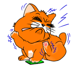 Fat cat tagosaku sticker #11698778