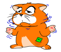 Fat cat tagosaku sticker #11698783