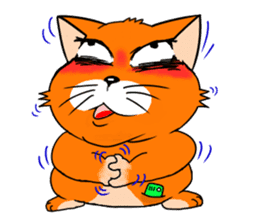 Fat cat tagosaku sticker #11698788