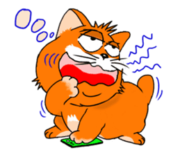 Fat cat tagosaku sticker #11698799