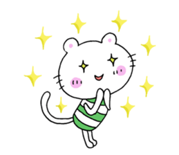 A cat and good friend sticker #11698812