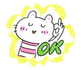 A cat and good friend sticker #11698816