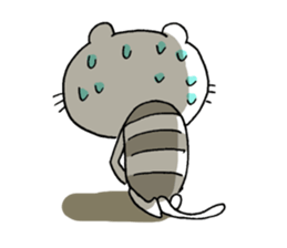 A cat and good friend sticker #11698821