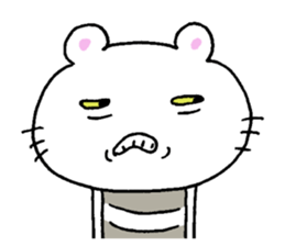 A cat and good friend sticker #11698824