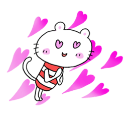 A cat and good friend sticker #11698832