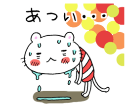 A cat and good friend sticker #11698836