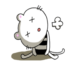 A cat and good friend sticker #11698838