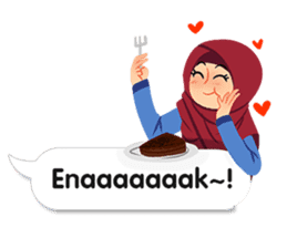 Hijab Sticker with Text Effect sticker #11698951