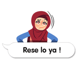 Hijab Sticker with Text Effect sticker #11698956