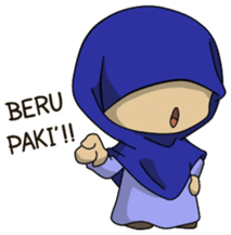 Si Becce Hijab sticker #11699324