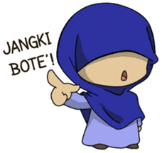 Si Becce Hijab sticker #11699338
