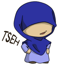Si Becce Hijab sticker #11699344