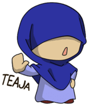 Si Becce Hijab sticker #11699351