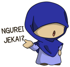 Si Becce Hijab sticker #11699354