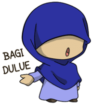 Si Becce Hijab sticker #11699358