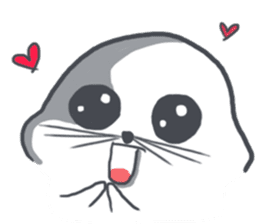 Seal : Water Cat sticker #11699600