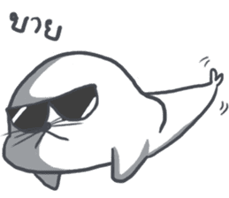 Seal : Water Cat sticker #11699606