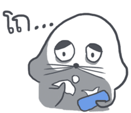 Seal : Water Cat sticker #11699615