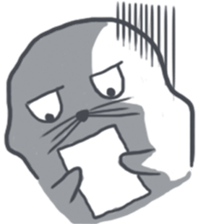 Seal : Water Cat sticker #11699617