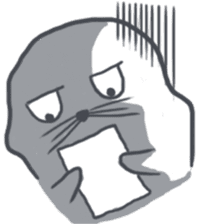 Seal : Water Cat sticker #11699617