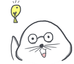 Seal : Water Cat sticker #11699618