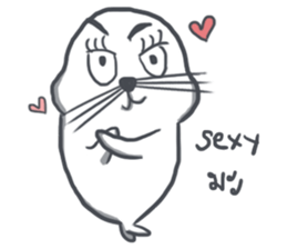 Seal : Water Cat sticker #11699621