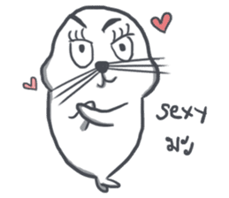 Seal : Water Cat sticker #11699621