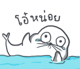 Seal : Water Cat sticker #11699622