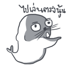 Seal : Water Cat sticker #11699627