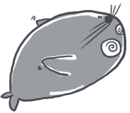 Seal : Water Cat sticker #11699629