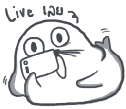 Seal : Water Cat sticker #11699633