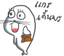 Seal : Water Cat sticker #11699636