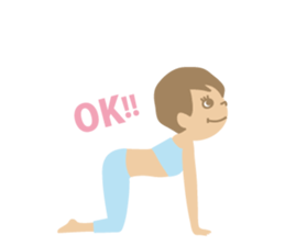 Sandee Yoga - English sticker #11700003