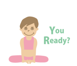 Sandee Yoga - English sticker #11700004