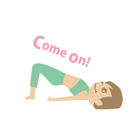 Sandee Yoga - English sticker #11700005