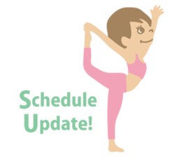 Sandee Yoga - English sticker #11700014