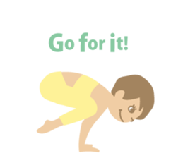 Sandee Yoga - English sticker #11700019