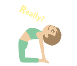 Sandee Yoga - English sticker #11700023