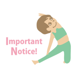 Sandee Yoga - English sticker #11700028