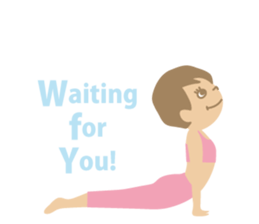 Sandee Yoga - English sticker #11700030